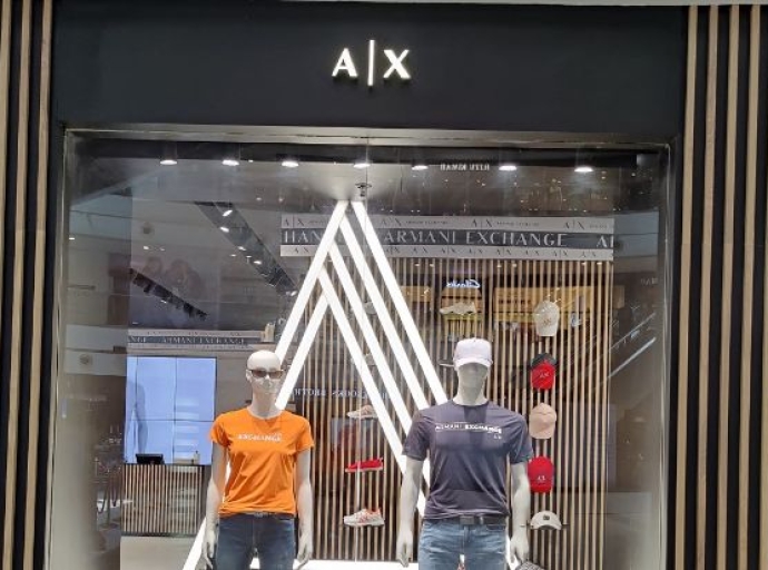 Armani Exchange flagship store in Noida defines post pandemic style